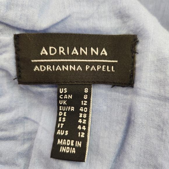 Adrianna Papell Blue Tiered Women's Dress Size 8.  #A14 - Picture 13 of 16